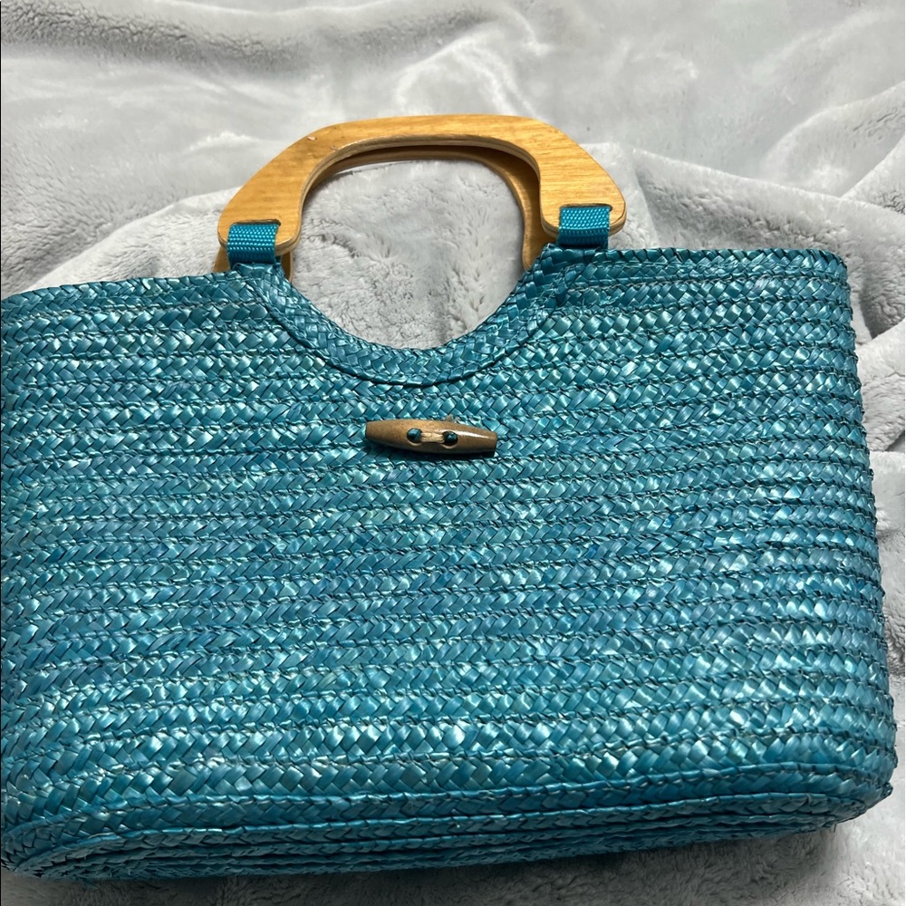 Vintage WhiteStag Straw handbag
